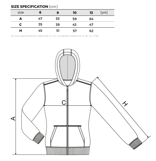 Poseidon Zipper Hoodie Herren