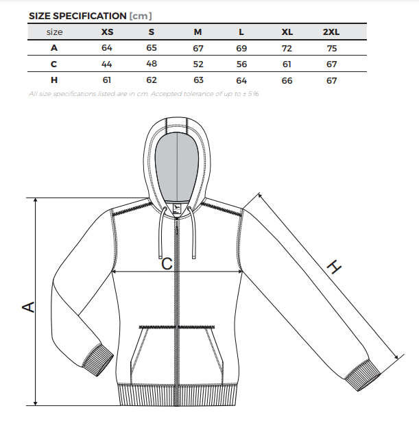 SGRM Zipper Hoodie Damen