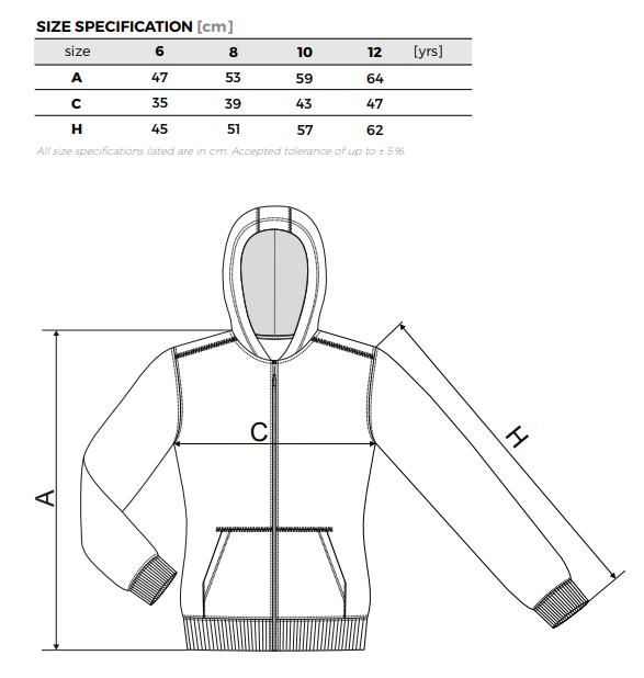 SGRM Zipper Hoodie Damen