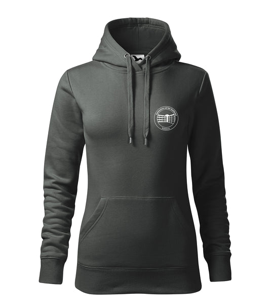 Hoodie Damen Karthause Stahlgrau